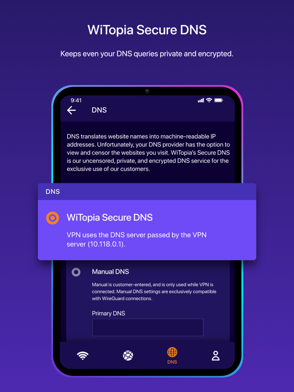 WiTopia personalVPN screenshot 3