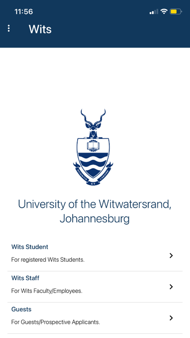 Wits Mobile screenshot 1