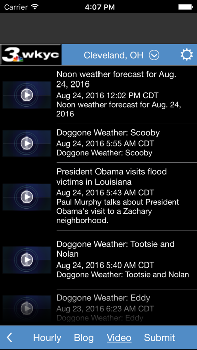 WKYC Weather screenshot 1