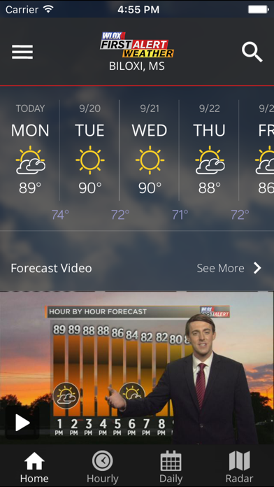 WLOX Weather screenshot 1