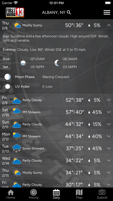 WNYT First Warning Weather screenshot 2