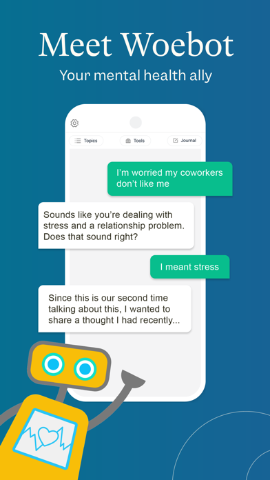 Woebot: The Mental Health Ally screenshot 5