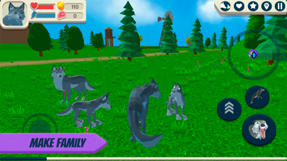 Wolf Simulator: Wild Animals screenshot 4