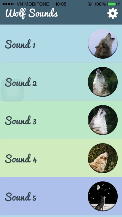 Wolf Sounds - Gray wolf Sounds screenshot 3