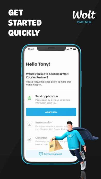 Wolt Courier Partner screenshot 1