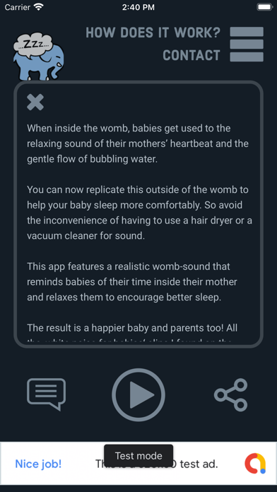 Womb Sounds For Babies screenshot 1