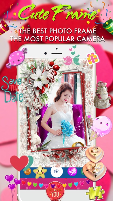 Women Day Photo Frame -Wonder Photo,Camera sticker screenshot 5