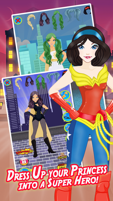 Wonder Supergirl Super Hero Games for Girls screenshot 3