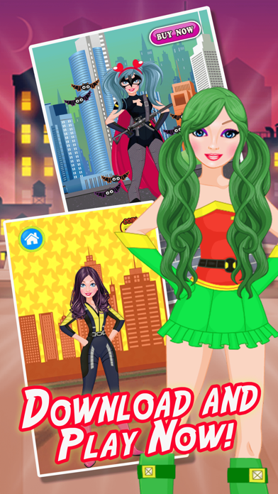 Wonder Supergirl Super Hero Games for Girls screenshot 1