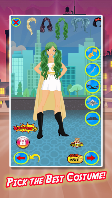 Wonder Supergirl Super Hero Games for Girls screenshot 2