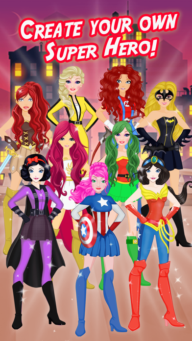 Wonder Supergirl Super Hero Games for Girls screenshot 4