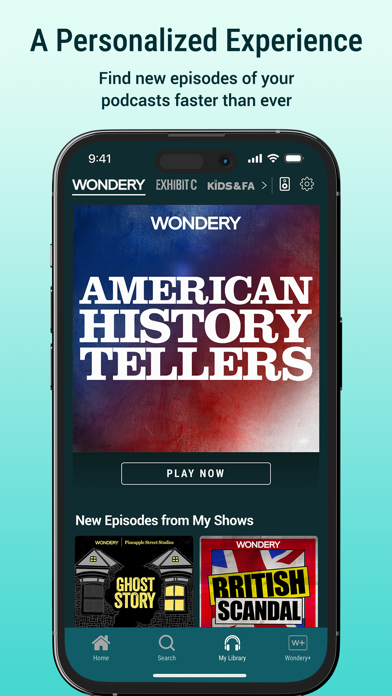 Wondery: Must-Hear Podcasts screenshot 1