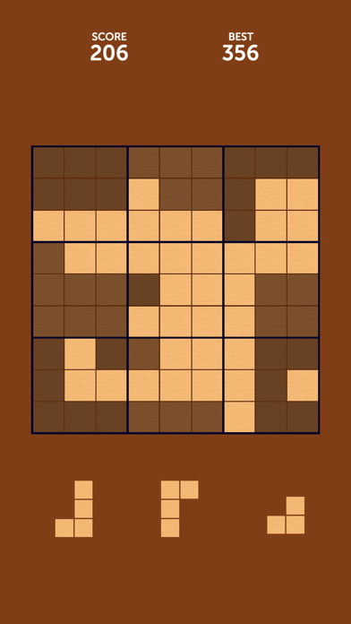 Wood Block Puzzle - Grid Fill screenshot 1
