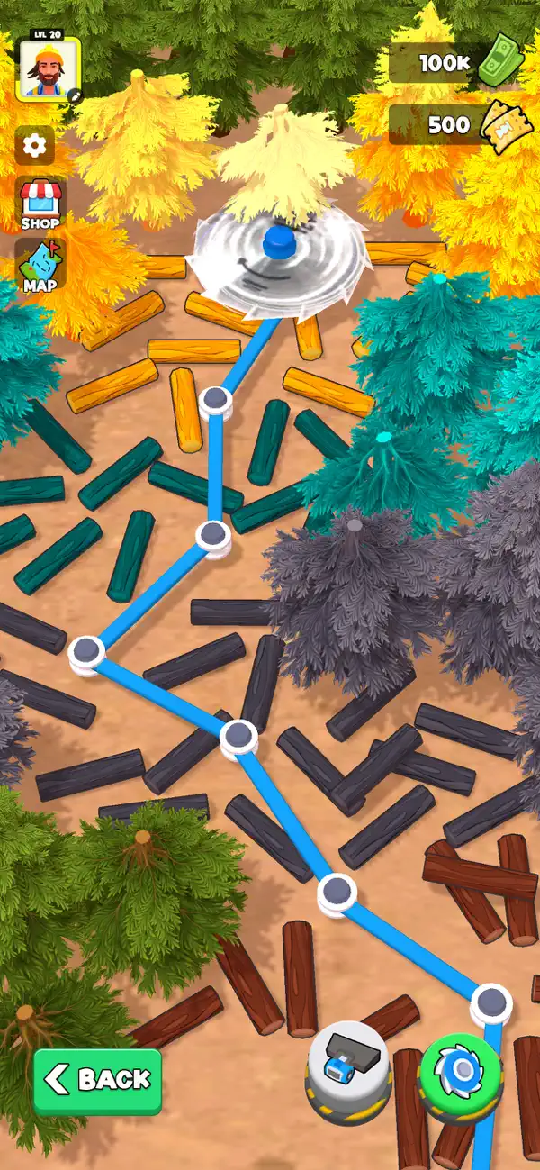 Wood Inc. Idle Lumber Chopper screenshot 1