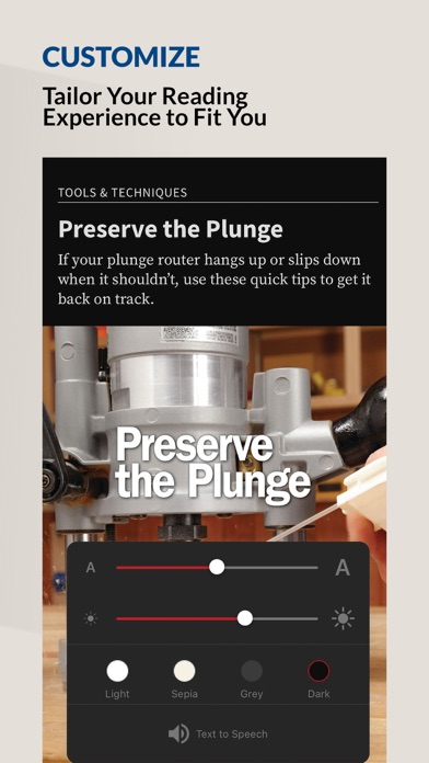 Wood Magazine screenshot 1
