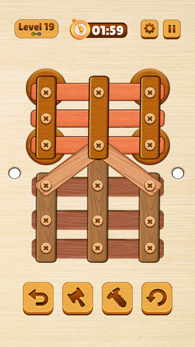 Wood Nuts & Bolt: Screw Puzzle screenshot 1