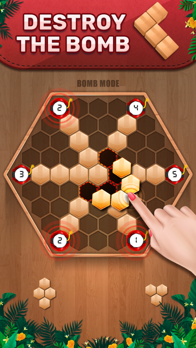 Wooden 100 Block Puzzle Game screenshot 2