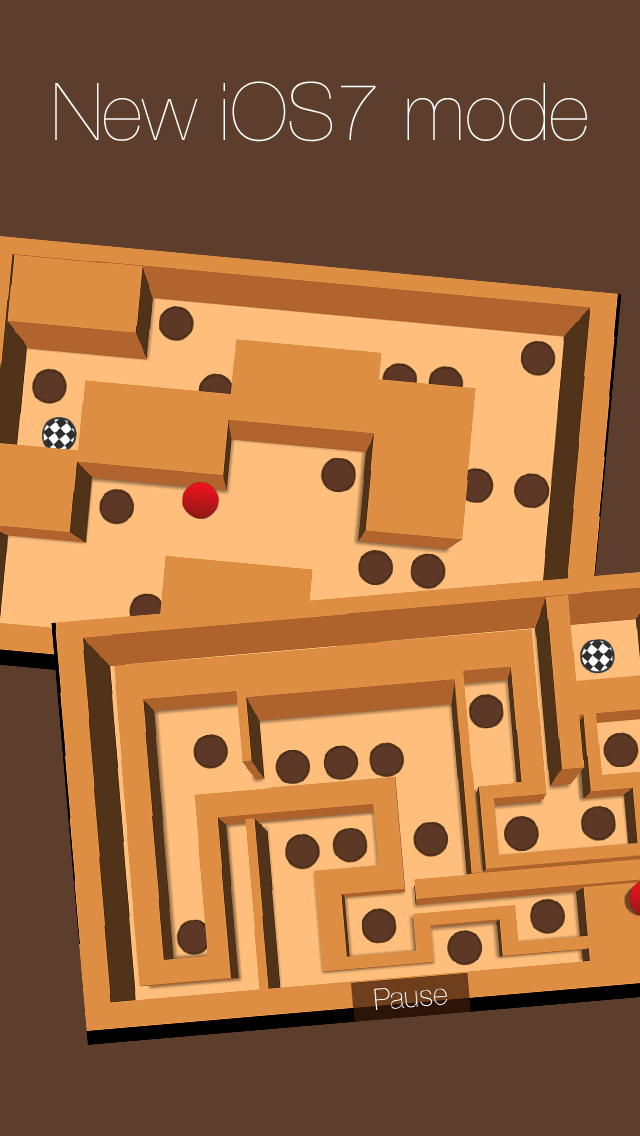 Wooden Labyrinth 3D Free screenshot 1