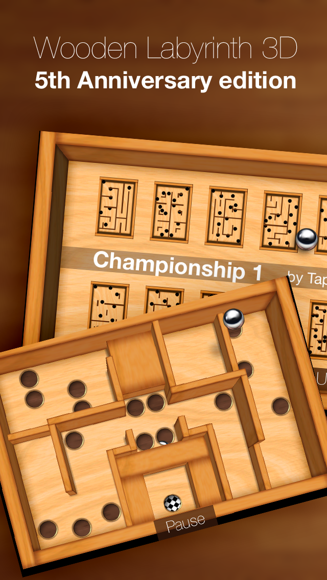 Wooden Labyrinth 3D Free screenshot 5