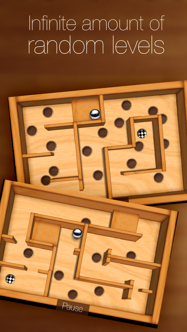 Wooden Labyrinth 3D Free screenshot 2