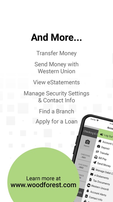 Woodforest Mobile Banking screenshot 1