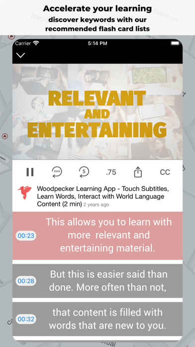 Woodpecker - Language Learning screenshot 1