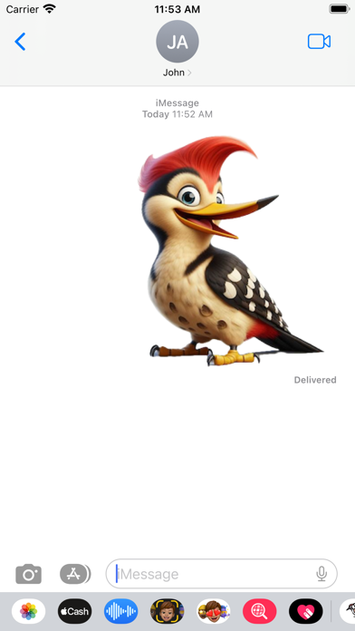 Woodpecker Stickers screenshot 3