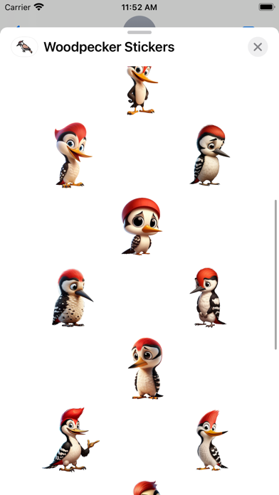Woodpecker Stickers screenshot 5