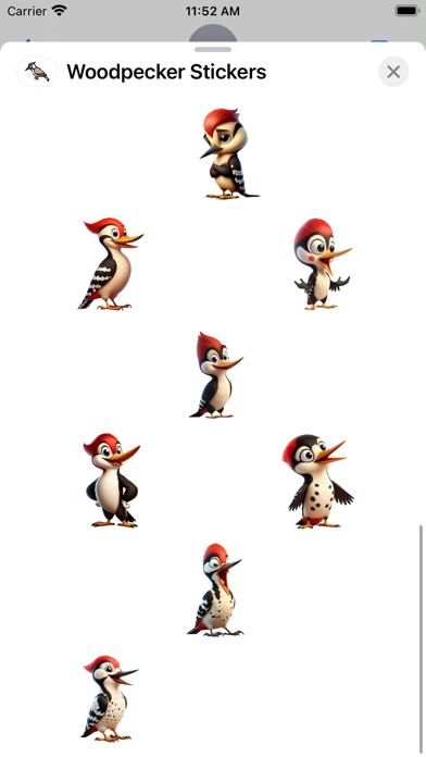 Woodpecker Stickers screenshot 4
