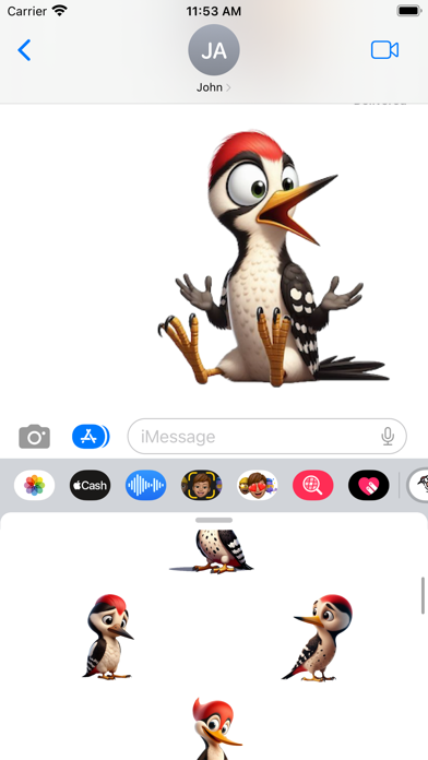 Woodpecker Stickers screenshot 1