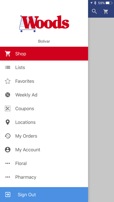 Woods Supermarket screenshot 1