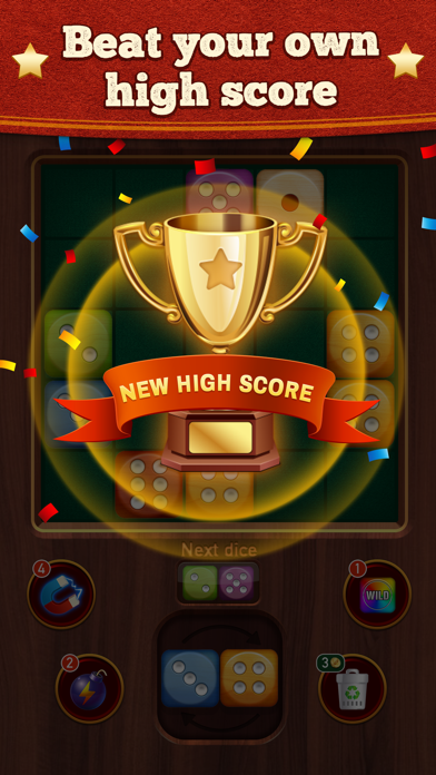 Woody Dice Merge Puzzle screenshot 2