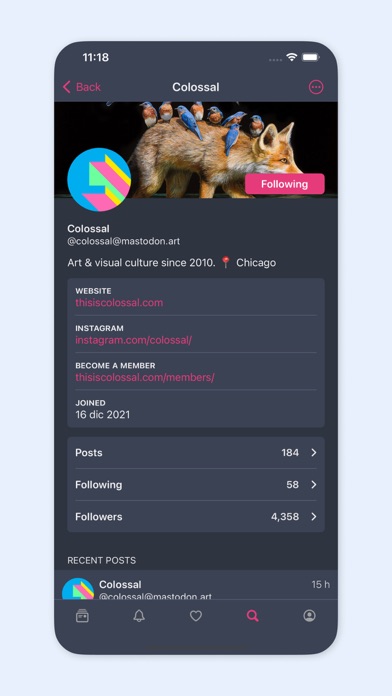 Woolly for Mastodon screenshot 2