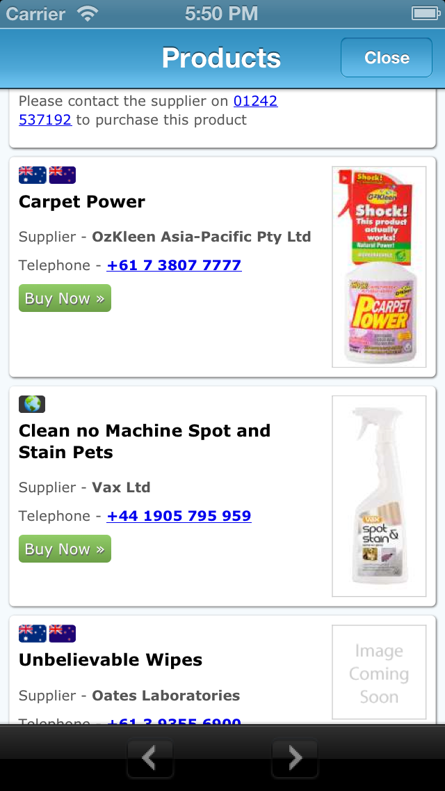 WoolSafe Carpet Stain Removal screenshot 1
