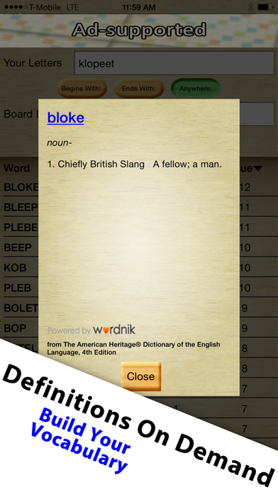 Word Breaker - Scrabble Cheat screenshot 2
