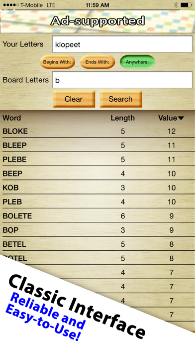 Word Breaker - Scrabble Cheat screenshot 3