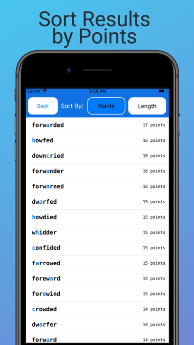 Word Cheats (for Scrabble) screenshot 1