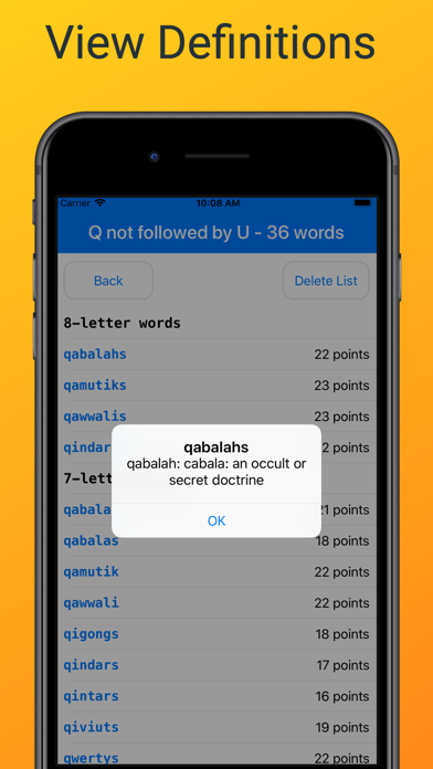 Word Checker (for Scrabble) screenshot 2