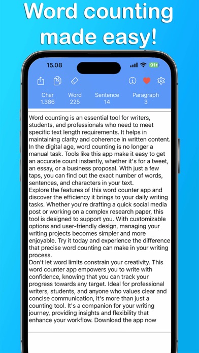 Word Counter - Count Character screenshot 3