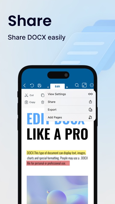 Word Editor: Docs & Docx Files screenshot 1