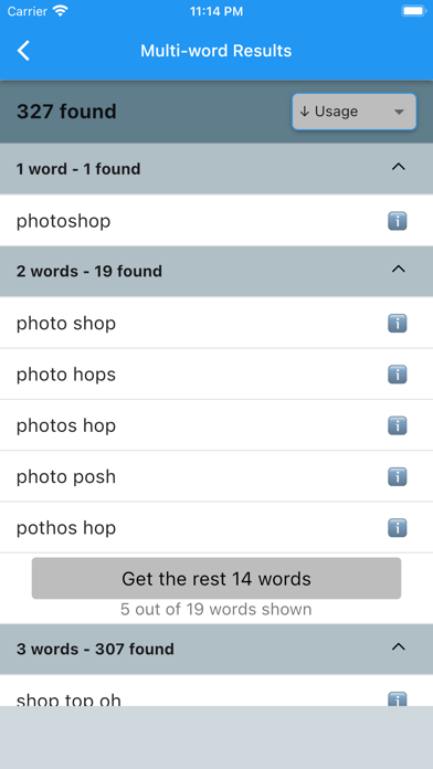 Word Games Word Puzzles Helper screenshot 1
