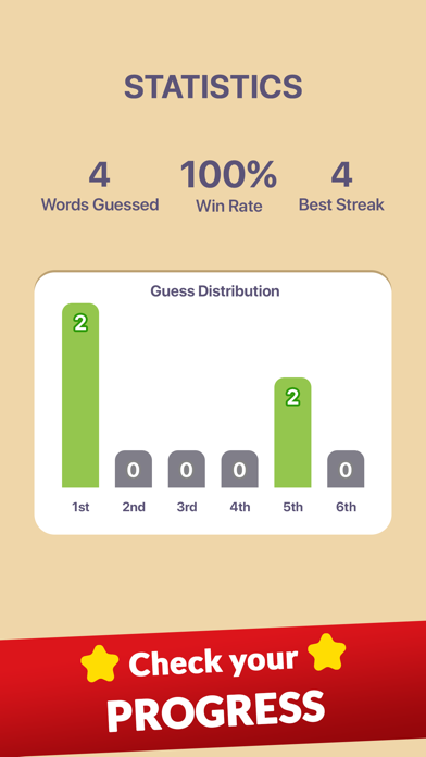 Word guess: A daily word game screenshot 1