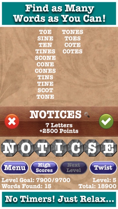 Word Jewels® Twist screenshot 1