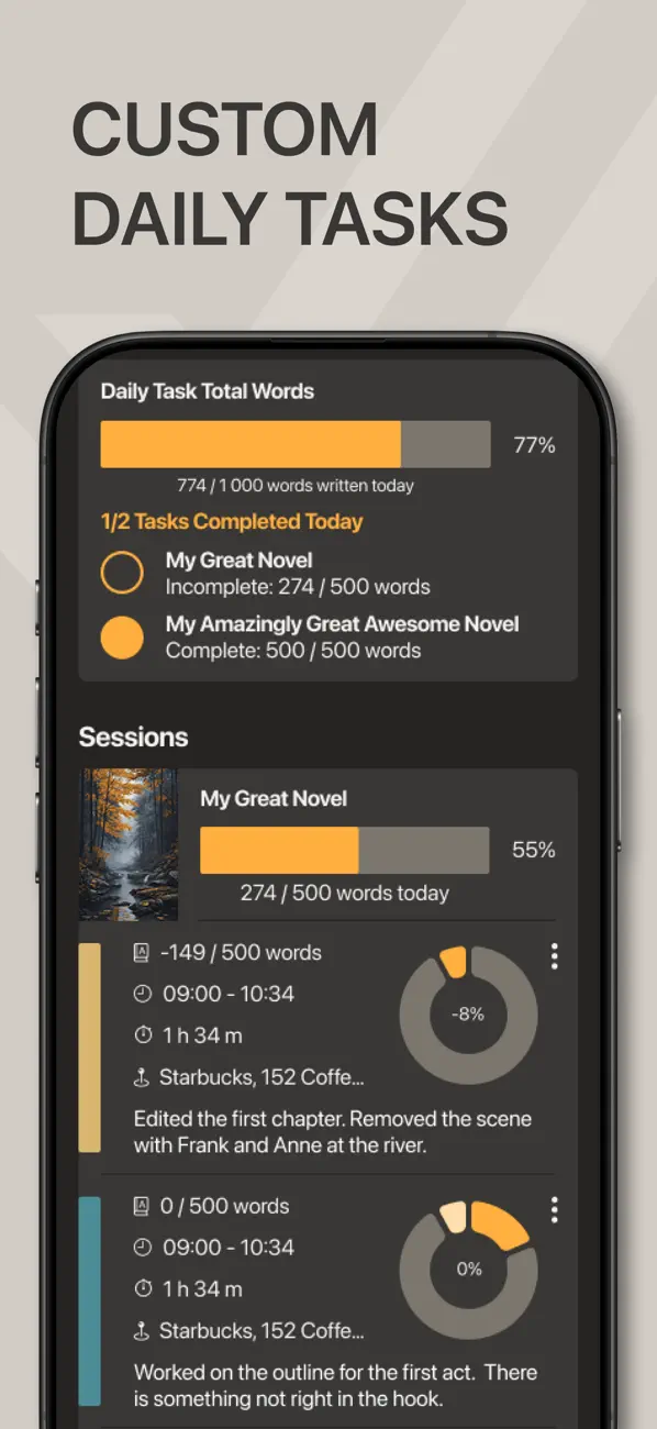Word Keeper: Writing tracker screenshot 3
