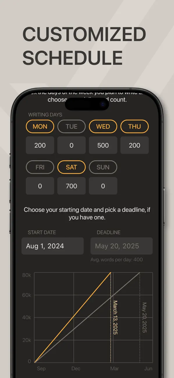 Word Keeper: Writing tracker screenshot 2