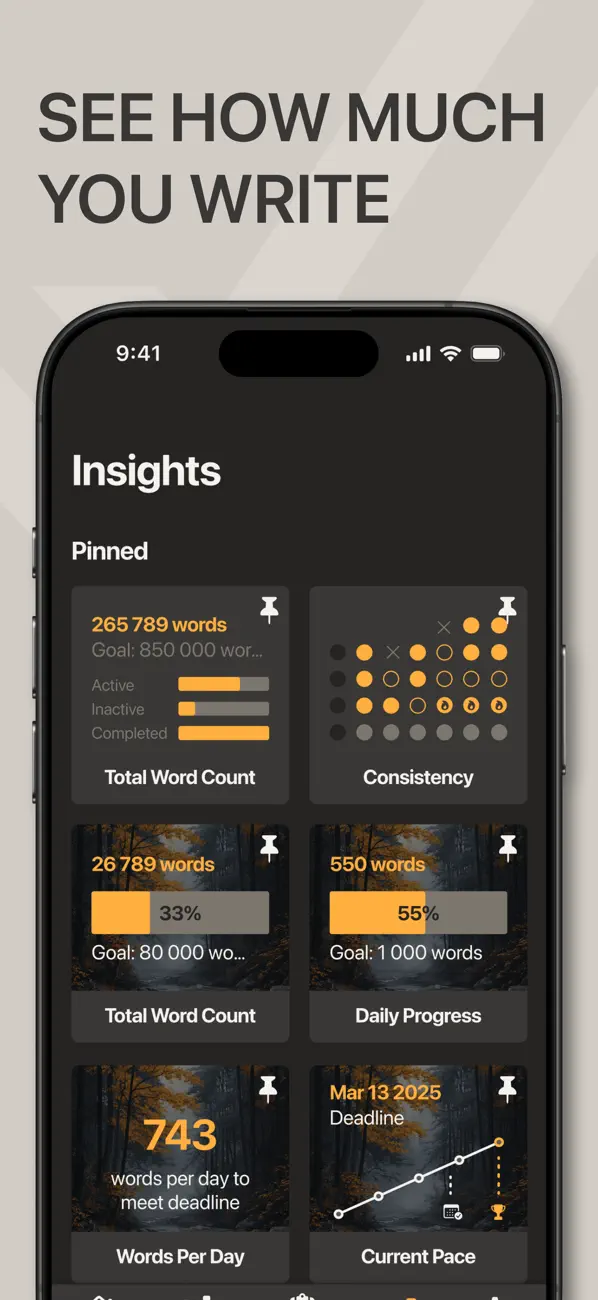 Word Keeper: Writing tracker screenshot 4
