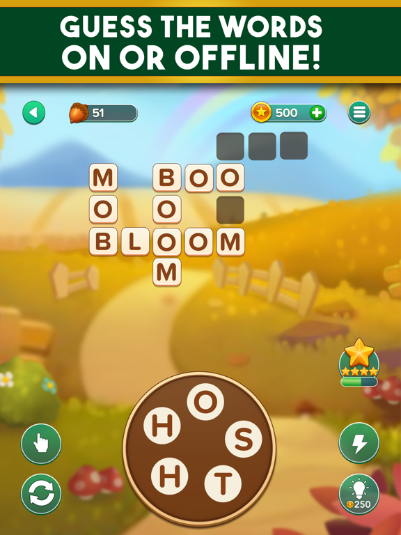 Word Nut Crossword Puzzle Game screenshot 2