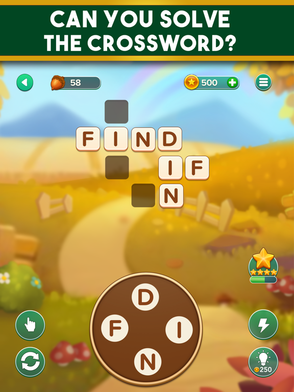 Word Nut Crossword Puzzle Game screenshot 1
