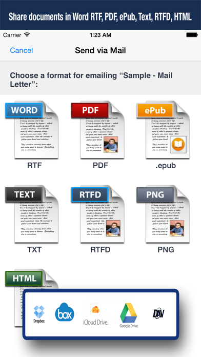Word Processor - Textilus Pro screenshot 1