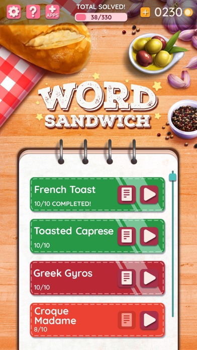 Word Sandwich screenshot 1